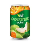 330ml VINUT Canned Coconut water with Orange juice