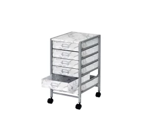 VOKA HOME PAL-12 & 6 DRAWERS MOBILE ROLLING UTILITY STORAGE CART. (VK-CT23003)