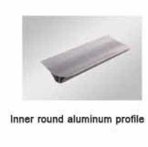 Inner round aluminum profile