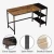 Import Home Office Computer Desk, Study Writing Desk with Wooden Storage Shelf from China