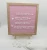 Import 10 x10 Inch Pink Felt Letter Board With Oak Solid Wood Frame Wall Mount Hanger Plus 460 White Piece Precut Plastic Letters from China