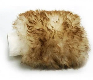 100% Aussie Merino Glove Kitchen Bathroom Gloves Sheepskin Sheep Lambswool Wool Wash Car Mitt-----Accept Custom Logo