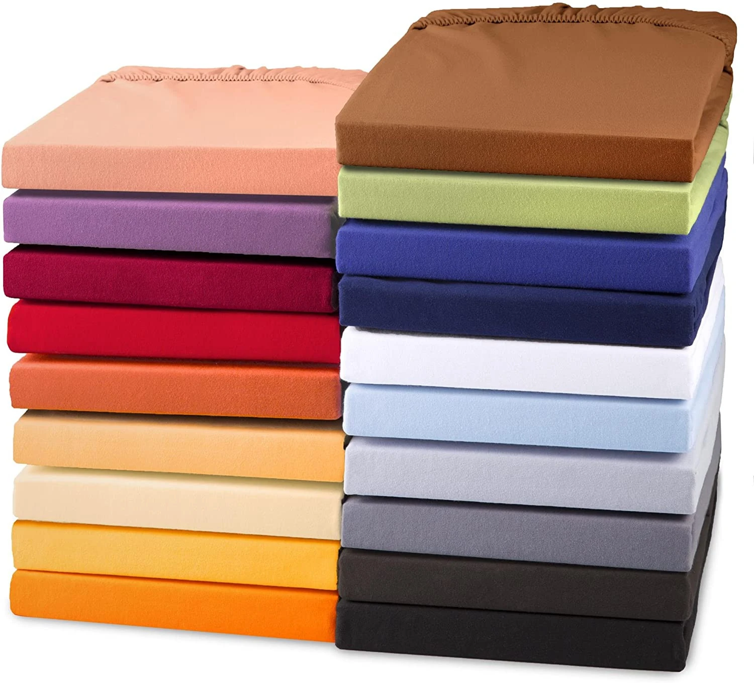 100% Cotton Jersey Fitted Sheet, 120Gsm