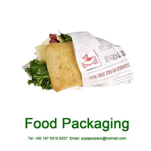 100% Food Grade PE Coated Greaseproof Sandwich Wrap Paper for Sandwich Burger Basket Liner