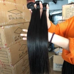 10A Mink Peruvian Virgin Hair Straight Wave 3 Bundle Deals Closure With Free Lashes Raw Human Hair