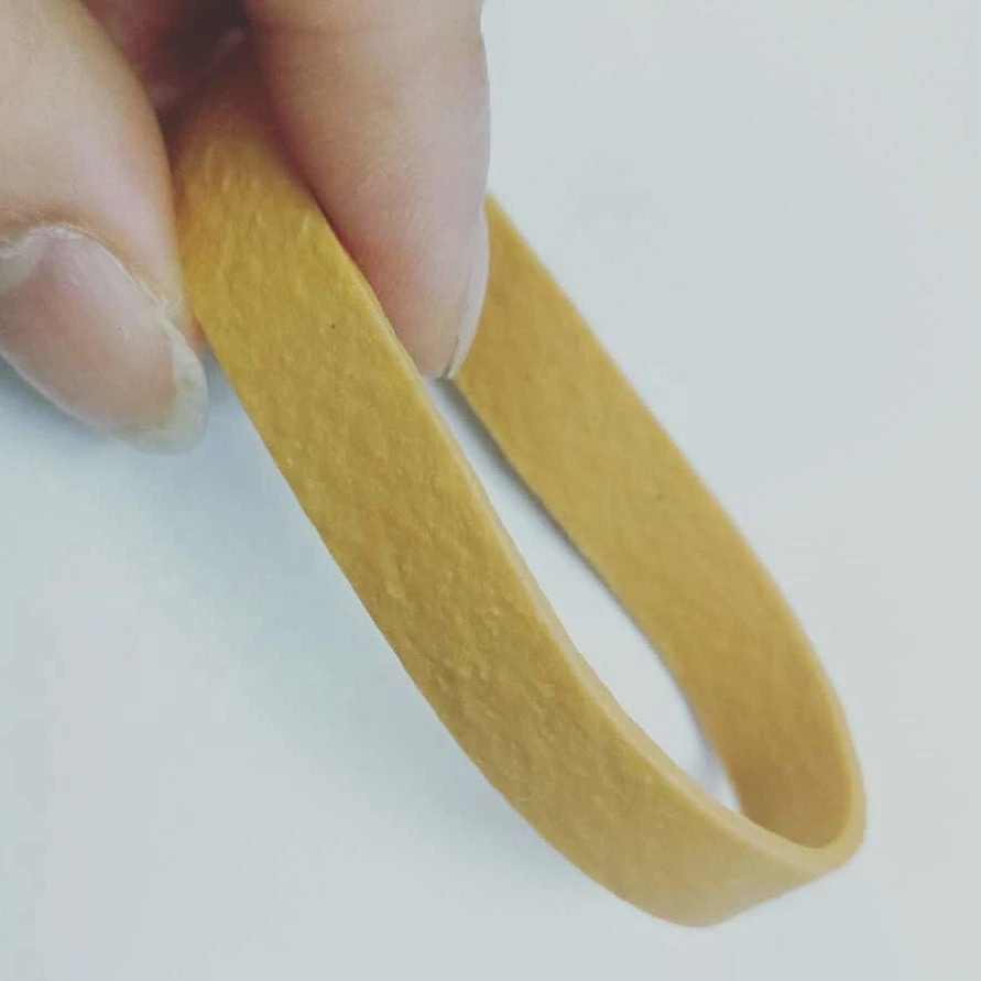 10mm width  rubber bands for packing  : natural color rubber band , width rubber band
