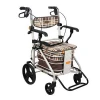 10&quot; TPR 100KGS loading weight online canada steel shopping trolley basket cart walker rollator