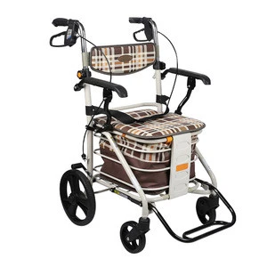 10&quot; TPR 100KGS loading weight online canada steel shopping trolley basket cart walker rollator
