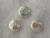 Import 11-12mm Coin, Loose/Half-drilled Freshwater Pearls from Hong Kong
