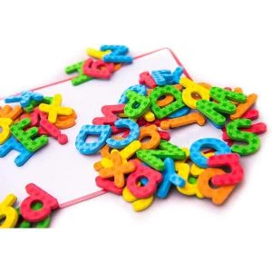 142 Magnetic Letters for Fridge, Dry Erase Magnetic Board with 40+ Learn Premium ABC Magnets for Kids Gift Set