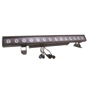 14x30W RGBWA 5in1 Pixel Control Aluminum Outdoor DMX LED Wall Washer Light Bar for Architectural Lighting