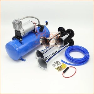 150PSI 6L Air Compressor Kit 12v 24 v Air Pressure Horn for Trucks Train Bus Car Trumpet