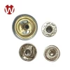 15mm Fashion Guang Dong garment accessories logo custom press snap metal button
