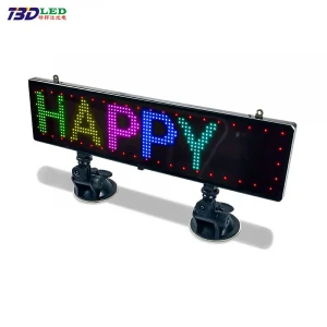 16*80 dots Programmable LED Bus Destination Sign Board Moving Message Shopping Store P5 LED Display Programmable LED Billboard