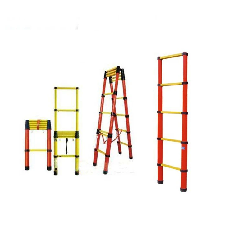 1m to 6m Length Insulated Fiberglass Stair Step Ladder Frp Safety Ladder