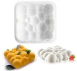 1PCS Baking White  Sky Cloud silicone Mold  Dessert Chocolate silicone mouse mold  Tools Silicone 3D  Mousse Cake Mould
