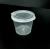 Import 2 oz Hinged Clear Round plastic Sauce Cups with Lids 50ml from China