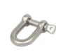 2 Pieces 3/8 (10mm) Marine Grade 316 Stainless Steel Forged D Shackles for Heavy Duty Rigging and Lifting