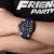 2017 Megir 2053 Brand Stainless Steel Back Wrist Watch Quartz Sport Silicon Man Watch