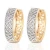 2018 Hot Sale Luxury 18K Yellow Gold Filled Earrings For Girls