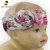 Import 2018 New Design Fashion Hair Accessories Elastic Flower Hairband Gold Velvet Headbands For Baby Girls from China