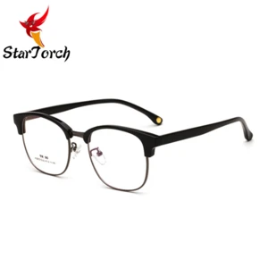 2019 new retro tr90 metal half-frame optical eyeglass frames for men and women
