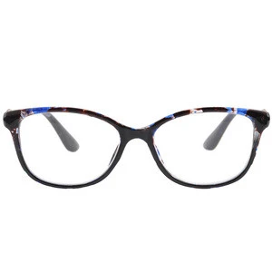 2019 Popular Round Shape Fashion Reading Glasses Plastic Pattern Eyeglasses Women