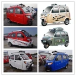 2019China New Arrival Electric Scooter 1000w Citycoco Scooter Solar Vehicle Taxi Trike Rickshaw Electric Tricycle