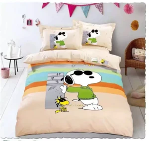 2020 Amazon and Ebay Best selling Dog pattern 100 cotton kids cartoon bedding set