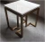 Import 2020 modern gold finished steel frame with glass center coffee tea side table from China
