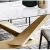 Import 2020 New Arrival Dining Room Furniture Luxury Design Full Size Marble Top Dining  Table Nice Metal Leg from China