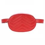2020 new arrival Fashion Ladies Quilted Custom Fanny Pack Waist Belt Bag PU Cheap Lady Waist Bag Fashion Women Bag