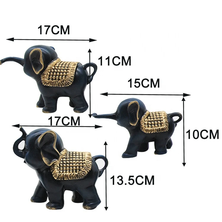 2020 new arrivals home decoration animal artificial resin craft elephant resin decoration