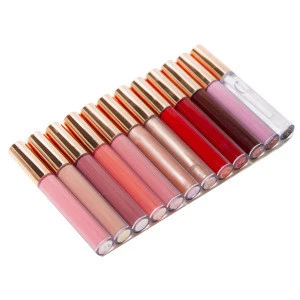 2020 new launch Custom your brand hydrating Private label 24 colors lip gloss vendor