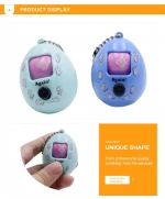 2020 party finger guessing game rock paper scissors play round egg kid toy key chain for educational