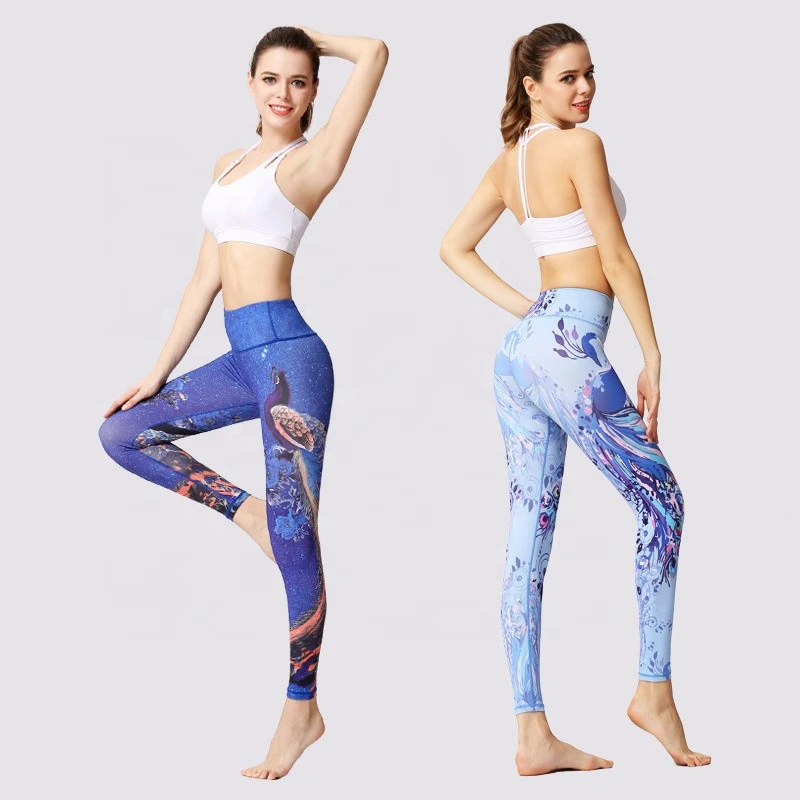 Women Yoga Pants Workout Leggings Printed Yoga Leggings for Sports