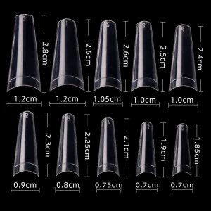 2020 Wholesale 500pcs/bag Nails Clear/Natural False Artificial Fingernails new French coffin Nail Tips