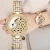 Import 2020 Women Quartz Watch Fashion Bling Casual Ladies Watch Female Quartz Gold Watch Crystal Diamond Leopard For Women Clock from China
