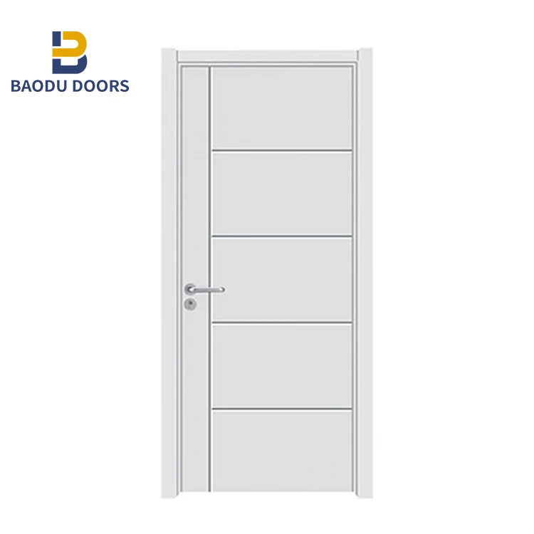 2021 BaoDu new style pvc door making machine transparent pvc door curtain interior modern door