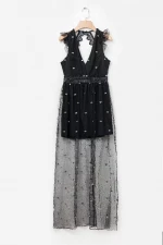 2021 Customized Casual Women sleeveless sling bridesmaid dress open back dress