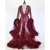 Import 2021 Fashion Sexy Night Wear Lace Transparent Pink Mesh Robe With Feather Ladies Sleepwear Dress from China