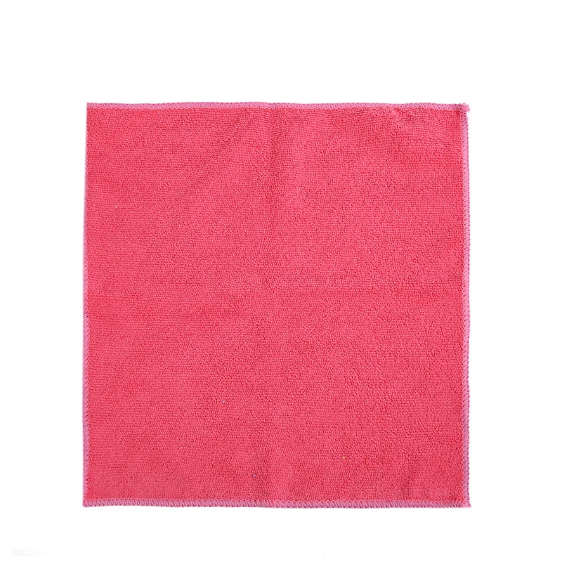 2021 hot sell Household Microfiber Cleaning Cloth Kitchen Towel Car Cleaning Cloth Solid