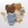 2021 New Children Clothing Baby Clothes Boys Girls Baby Long-sleeved Cute Romper Triangle Jumpsuit