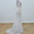 Import 2021 new one-shoulder long-sleeved bride wedding mermaid evening dress European and American lace wedding dress from China
