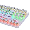 2021 New wired rainbow backlit USB computer PC mechanical gaming keyboard