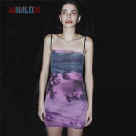 2021 summer high-quality fashion  bodycon jumpsuit spaghetti strap casual  dress
