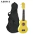 Import 21 Inch Colorful Acoustic Ukulele 4 Strings Hawaiian Guitar Guitarra Instrument for Kids Beginner or Basic players - yellow / 21 from China