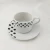Import 220cc ceramic porcelain cup & saucer / ceramic porcelain tea cup set from China