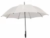 23 Inch promotional White Windproof straight quality disposable umbrella