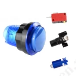 24mm Mounting Plastic Momentary Arcade Button switch Game Console Accessories Button Switch